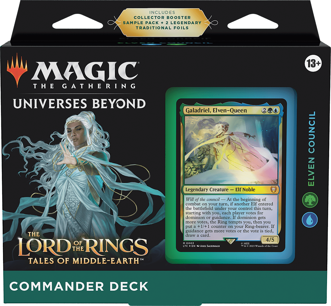 Magic The Gathering: Universes Beyond Lord of The Rings: Tales of Middle - Earth Commander Deck - WiredVillage Games - Wiredvillage Games